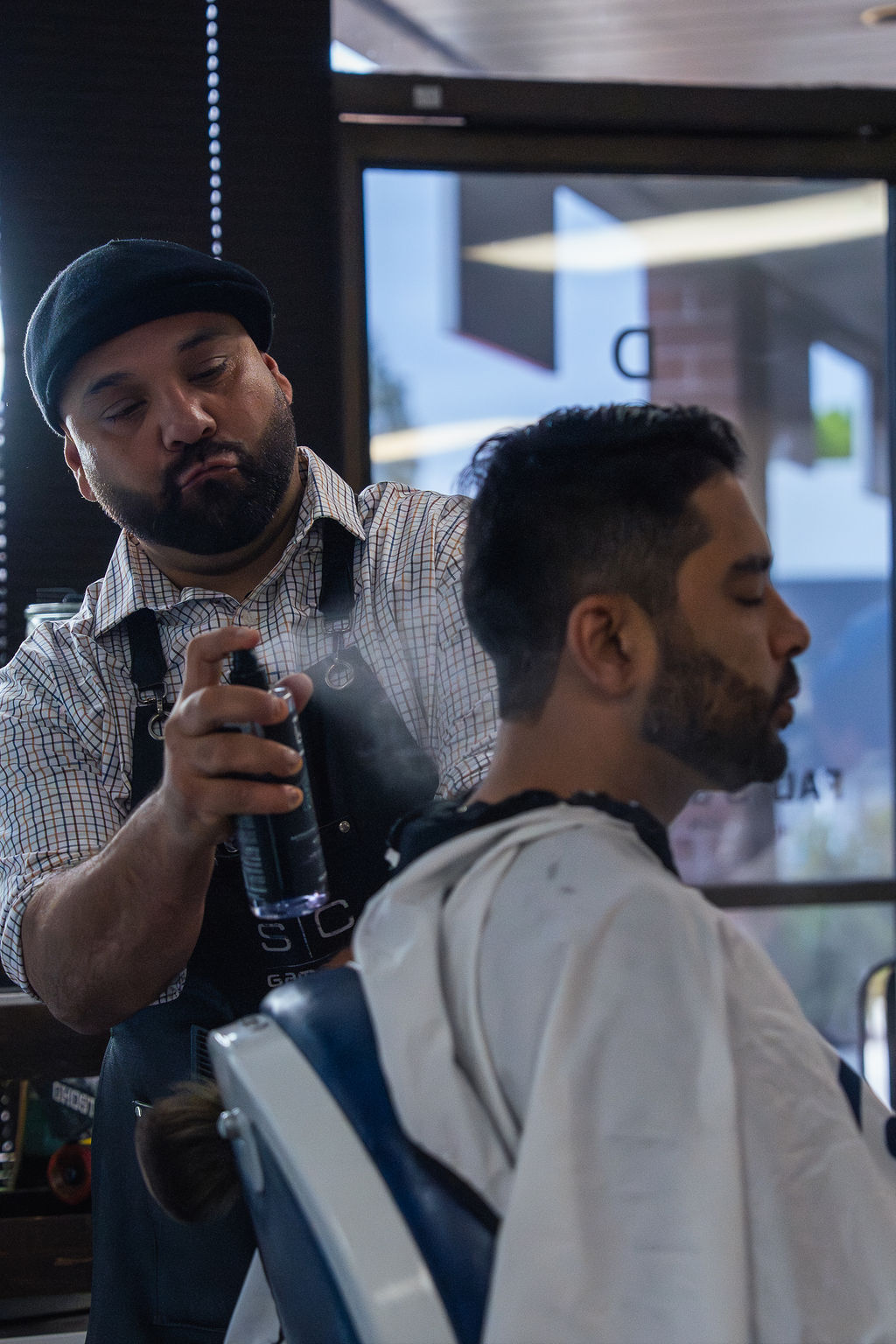 Cut and shave detail — clean lines and finishing.